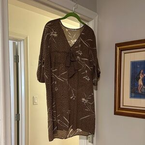 Paul & Joe Sister Beige and Blue Patterned Tunic - Silk